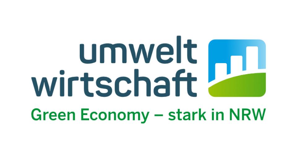 Green Economy - stark in NRW. Logo: MULNV.