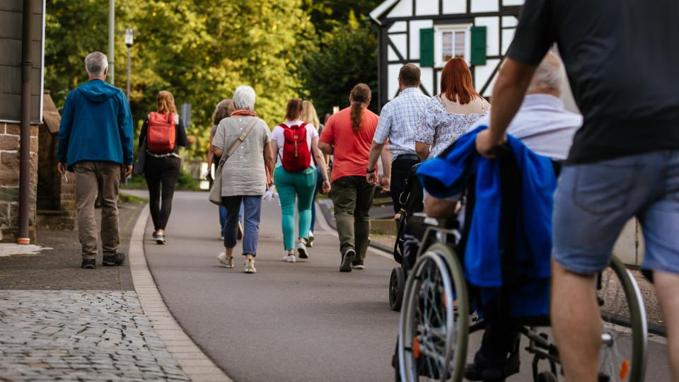 Fußverkehr. Foto: Zukunftsnetz Mobilität NRW| Smilla Dankert