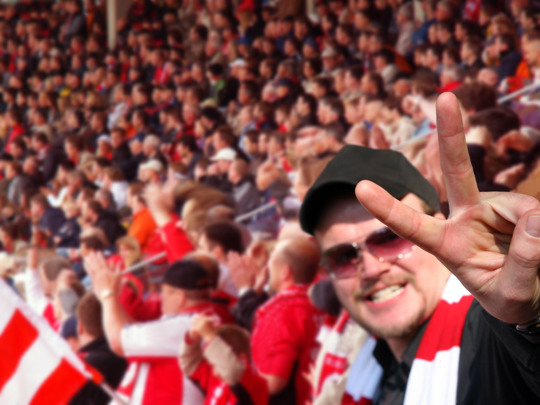 Fans bei einer Sportveranstaltung. Foto: Andreas Weber / panthermedia.net