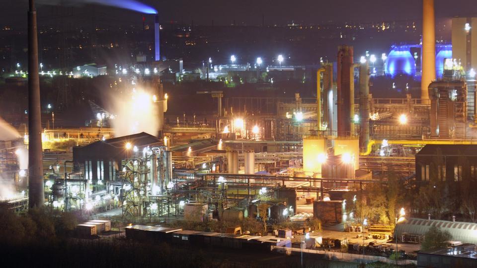 Industrieanlage im Ruhrgebiet.
