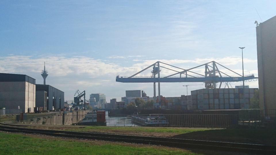 Hafen Düsseldorf. Foto: MUNV.