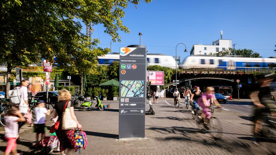 Mobilstation. Foto: Zukunftsnetz Mobilität NRW/Smilla Dankert