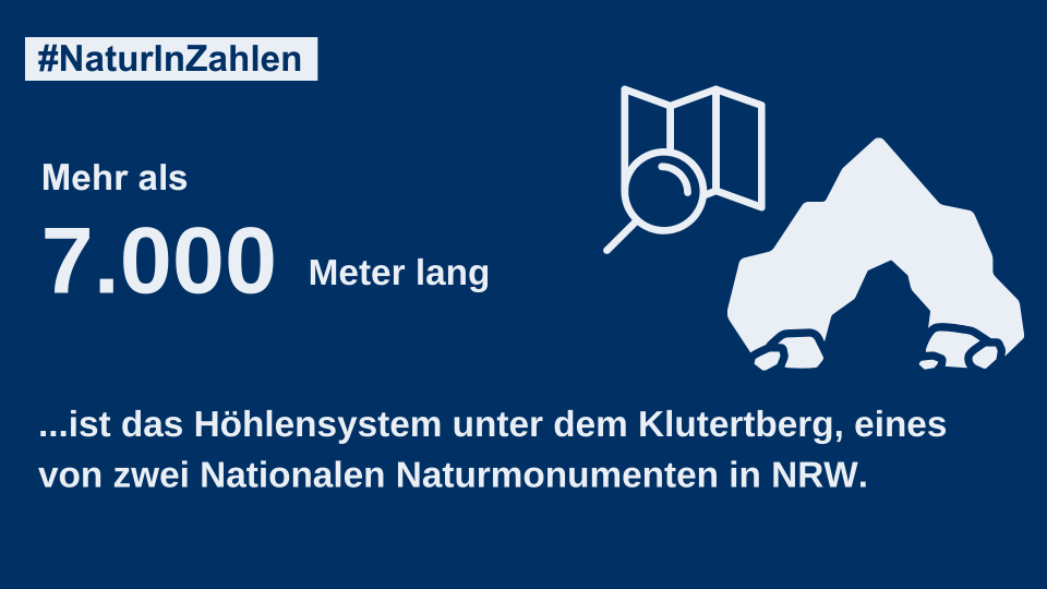 Mehr als 7.000 Meter lang ist das Höhlensystem unter dem Klutertberg.