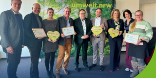 Die Preisträgerinnen und Preisträger des Wettbewerbs „Naturpark.2027.Nordrhein-Westfalen“