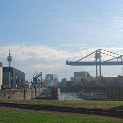 Hafen Düsseldorf. Foto: MUNV.