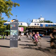Mobilstation. Foto: Zukunftsnetz Mobilität NRW/Smilla Dankert